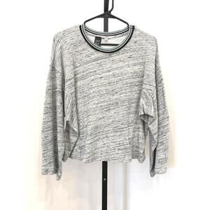 Splendid XS Gray Marled Long Sleeve Pullover Sweater XS